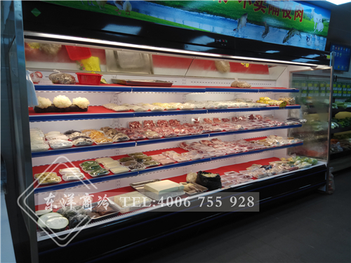 深圳菜極鮮生鮮連鎖-東洋鮮肉展示柜工程案例