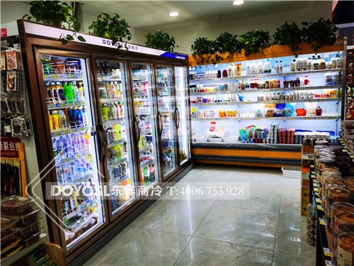 江蘇省無錫市錫山區新明西路生鮮超市冷柜案例
